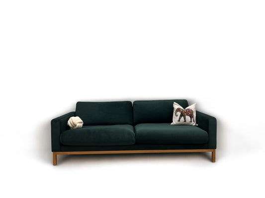 Nydelig nyomtrukket Bolia North 3 seter designsofa