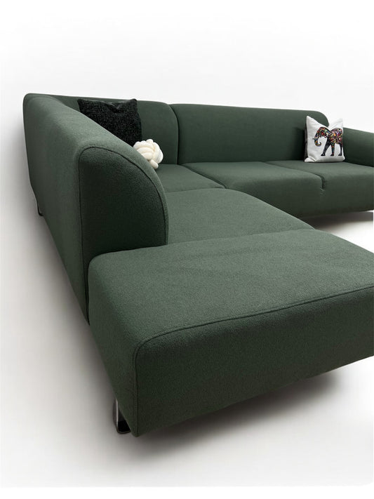 Nyomtrukket nydelig Bolia Hannah design hjørnesofa omtrukket