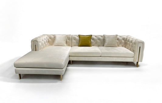 Helt ny Casanova design hjørnesofa m sjeselong